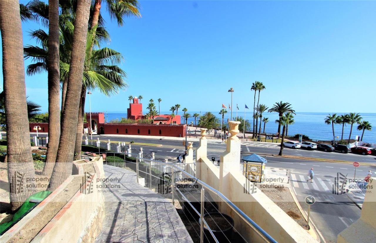 Apartamento 812 Benalbeach. 1ºlinea De Playa. Vistas A La Piscina Y La Montana.